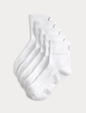 M&S Freshfeet cushioned quarter liner socks 5 pack (British brand)