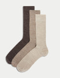 Autograph lambswool rich socks pack of 3, UK version