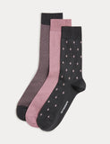 Autograph mercerised cotton rich socks 3-pack (British brand)