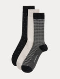 Autograph mercerised cotton socks 3 pack (British brand)
