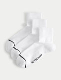 Autograph Pima cotton quarter liner socks 3 pack - British product