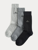M&S No.1 Grandad Socks 3 Pack Cotton Rich - British product