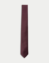 M&S Machine Washable Skinny Plain Tie- Buy online at McGrocer