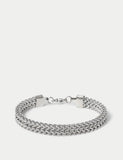 Stainless steel chunky chain bracelet silver tone, imported from the UK