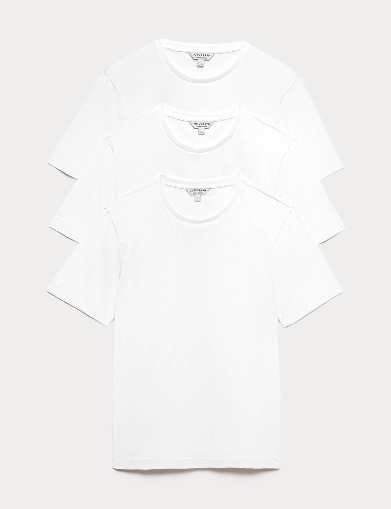 Autograph pure Supima cotton t-shirts 3 pack, imported from the UK