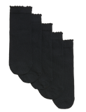 Short picot socks 5 pack for children, imported from the UK