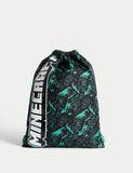 Minecraft drawstring bag 450mm x 340mm, imported from the UK