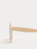 Children's round striped sunglasses with UV protection - British product