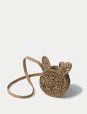 Easter Bunny Bag handmade rattan crossbody bag, imported from the UK