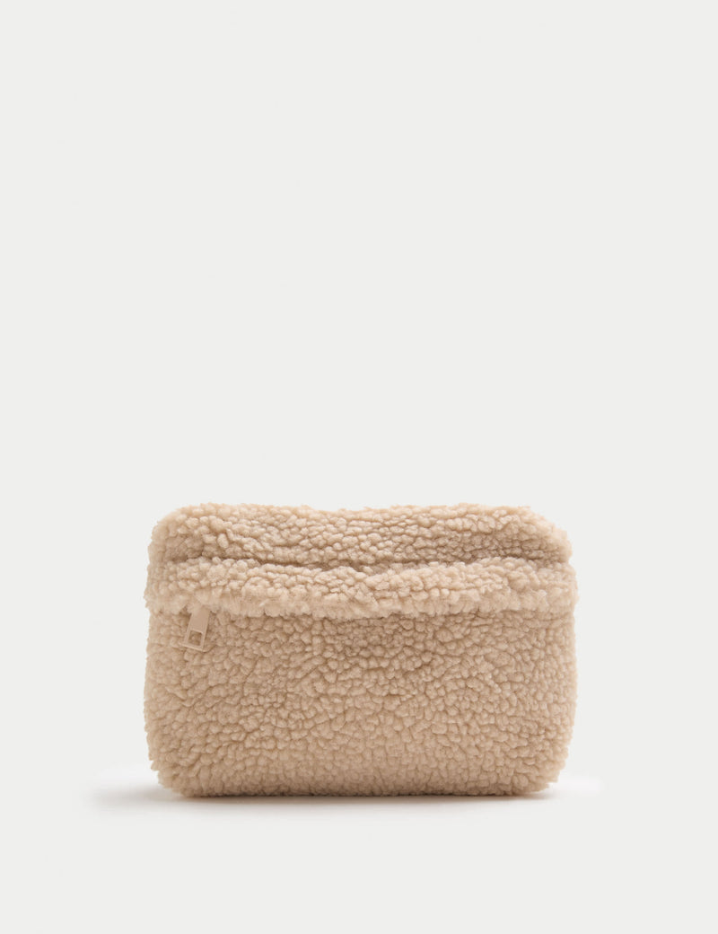 Borg zip up pouch baby changing bag organizer (British brand)