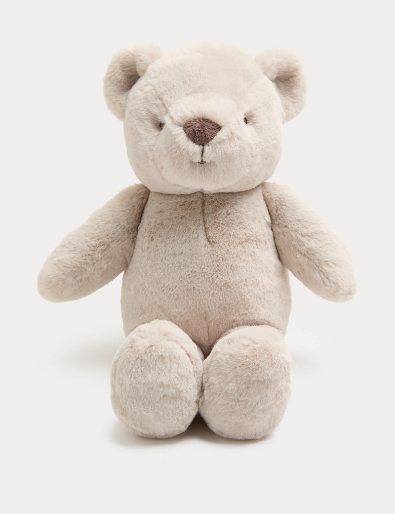 Bear plush toy for 0+ years, 23 cm length - British product