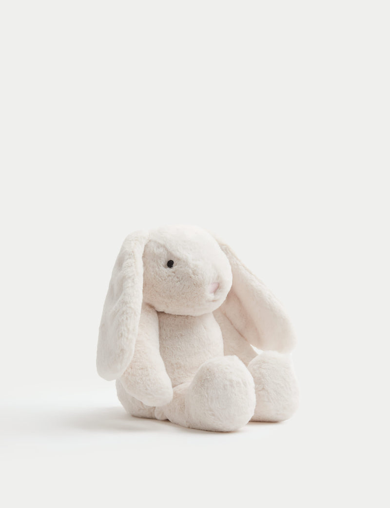 Soft plush bunny toy with floppy ears 21.5cm - British product