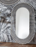 Sharrington oval hanging wall mirror 121cm x 70cm (British brand)