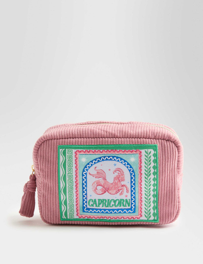 Capricorn star sign toiletry bag (British brand)