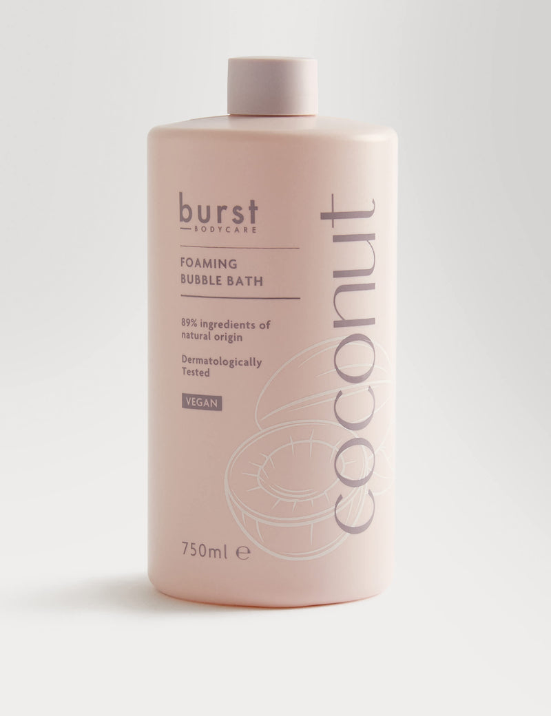 Burst Bodycare coconut bubble bath 750ml - British product