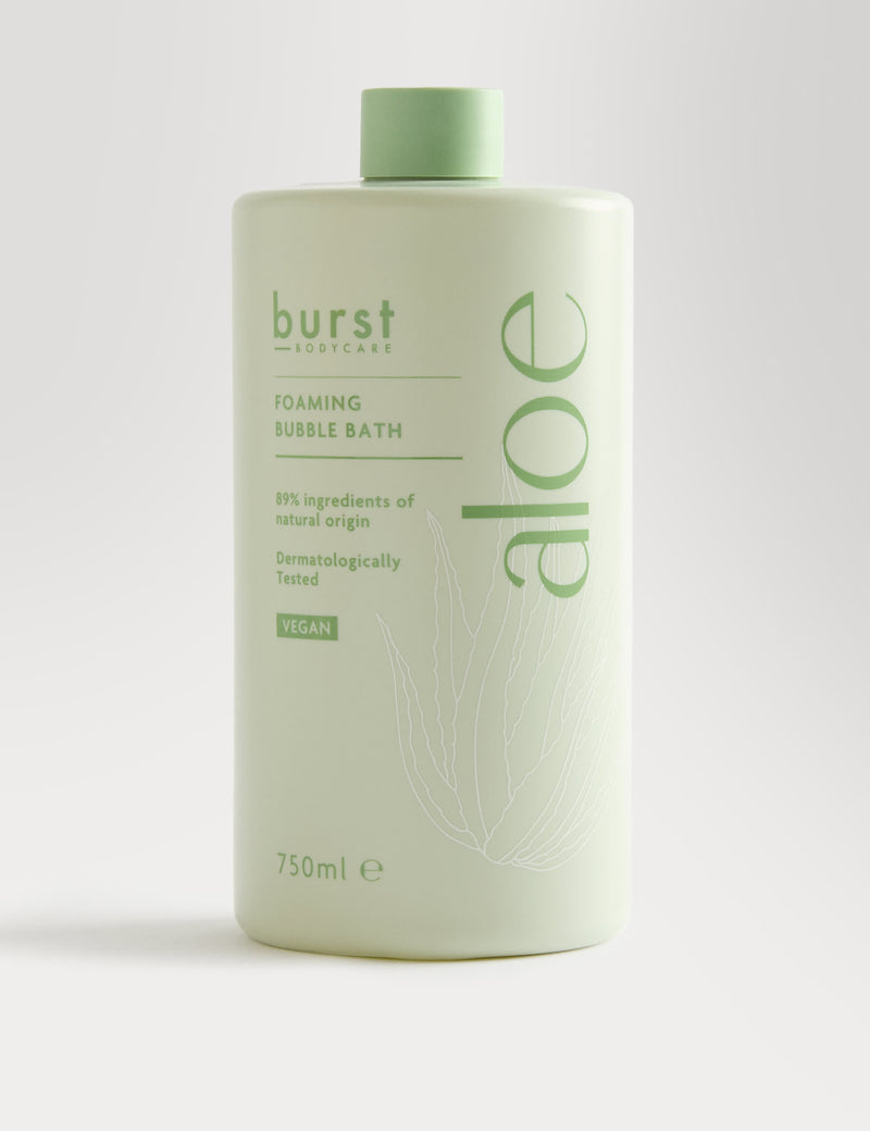 Burst Bodycare aloe bubble bath 750ml (British brand)