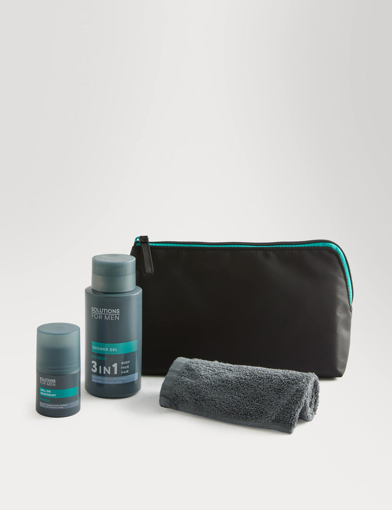 The Gym Edit men's gym gift set with shower gel and deodorant - British product