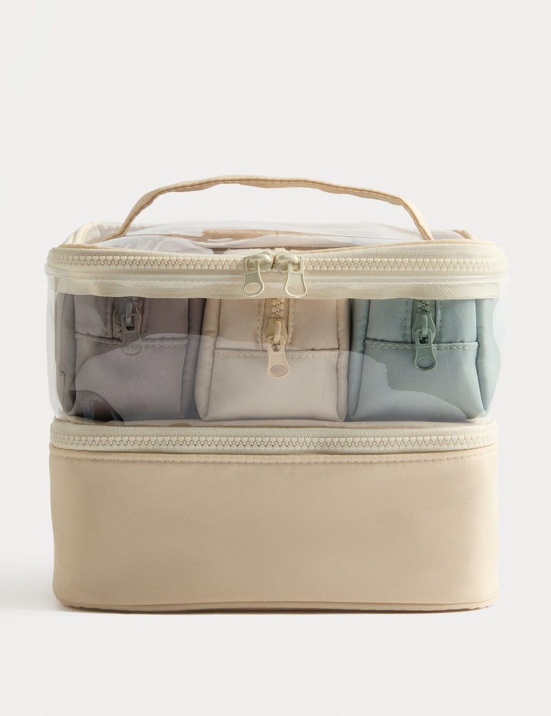 Multipack large utility bags for travel organisation, UK version