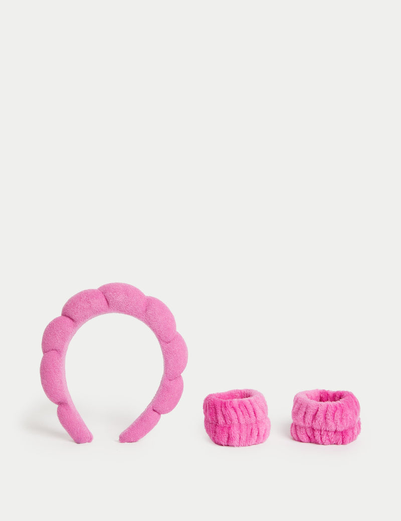 Bloom Accessories super soft headband and wrist cuffs set, UK version