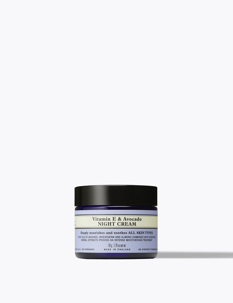 Neal's Yard Remedies Vitamin E Avocado Night Cream 50g (British brand)