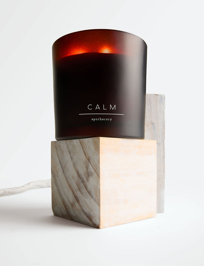 Apothecary Calm 3 wick candle soothing fragrance, UK version