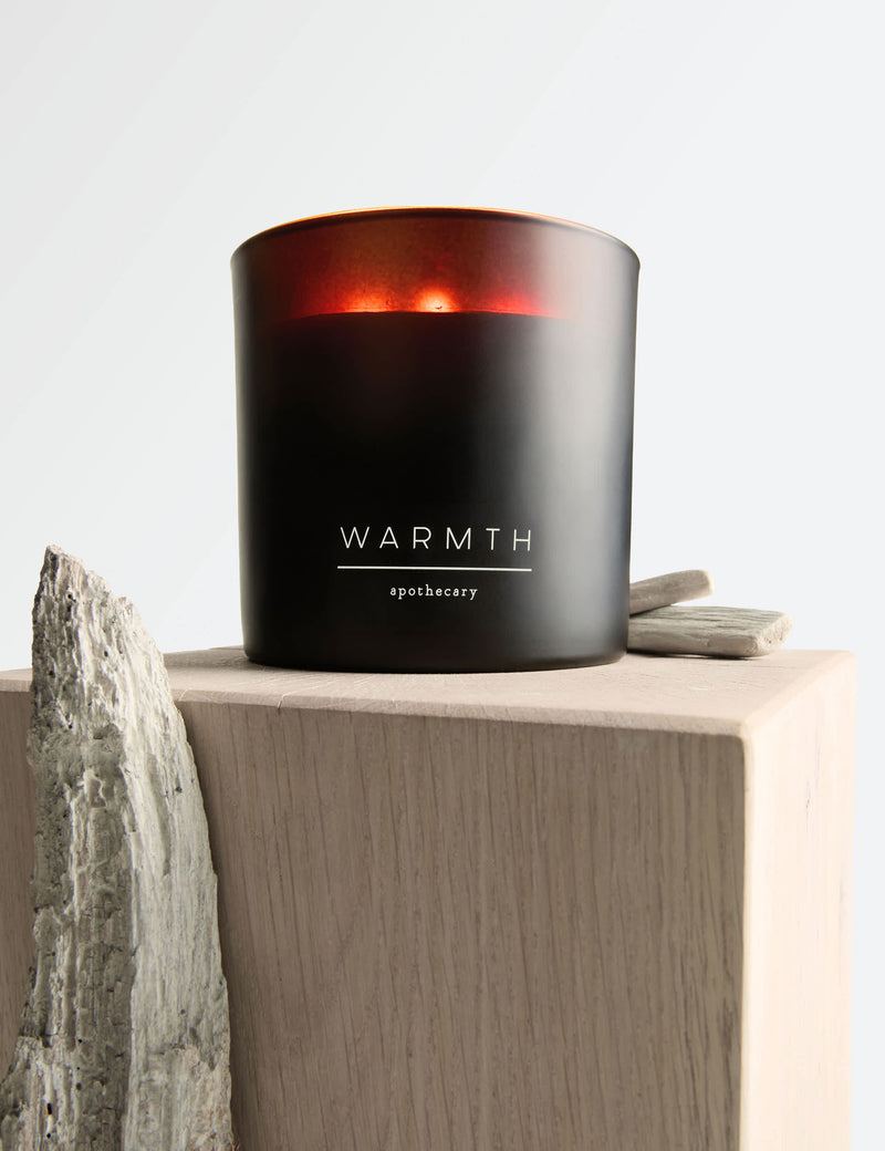 Warmth 3 wick candle Apothecary range - British product