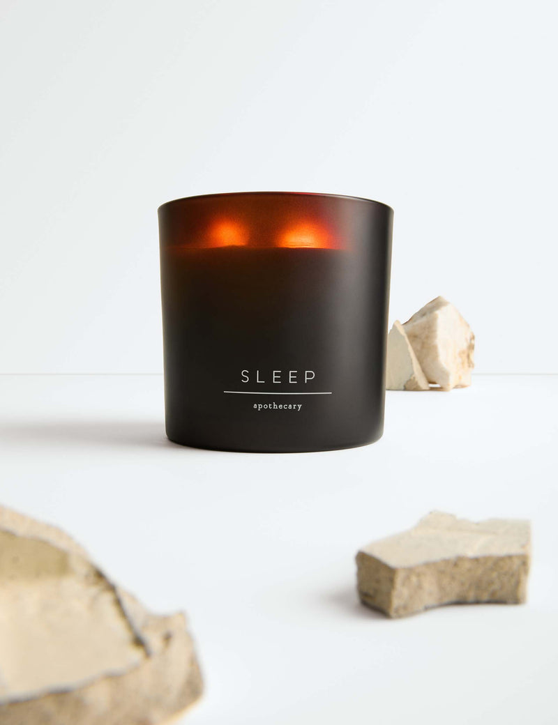 Sleep 3 Wick Candle lavender chamomile from Apothecary - British product
