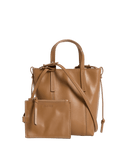 Jaeger leather handbag with cross-body strap, 135x100x180 mm, UK version