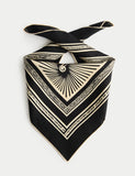 Jaeger pure silk printed scarf 64 cm, UK version