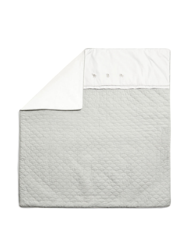Mamas & Papas elephant cotbed quilt 2.5 tog, imported from the UK