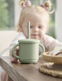 Mamas & Papas silicone sippy cup snack pot green kiwi (British brand)