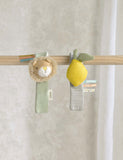 Mamas & Papas lion and lemon wrist rattles 2 pack, UK version