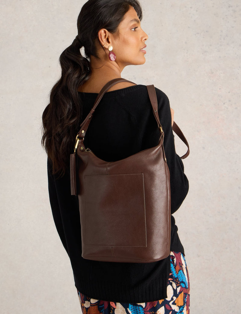 White Stuff leather crossbody bag (British brand)