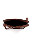Jones Bootmaker Leather Pebble Grain Messenger Bag