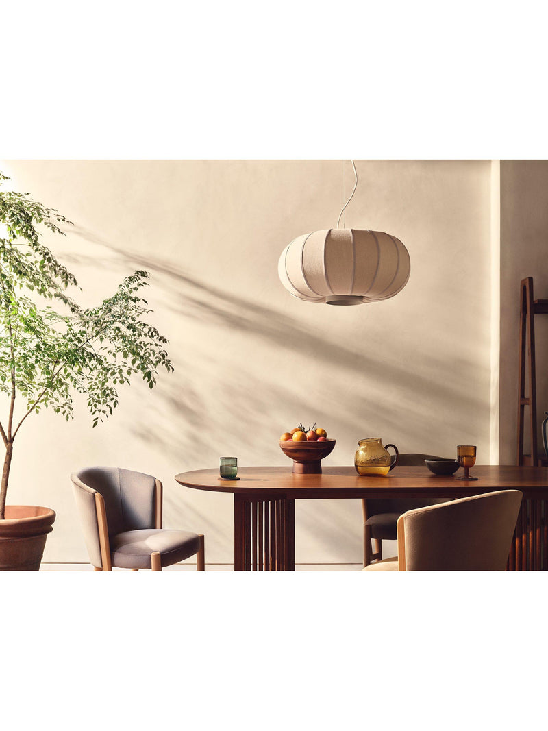 John Lewis Pumpkin pendant ceiling light oatmeal grey, UK version