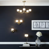John Lewis Paige double wall light satin nickel - British product