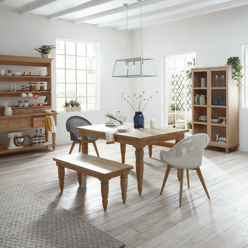 John Lewis Easdale Lloyd loom dining chair with oak legs, UK version