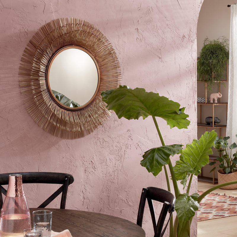 John Lewis round mirror gold 87cm (British brand)