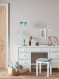 John Lewis Wilton upholstered stool with painted finish, British brand