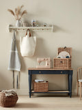 John Lewis rattan shallow basket 25cm, imported from the UK