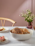 John Lewis fine china serving bowl in natural color, 27cm, UK version