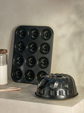 John Lewis non-stick mini cake tin 12 cup - British product