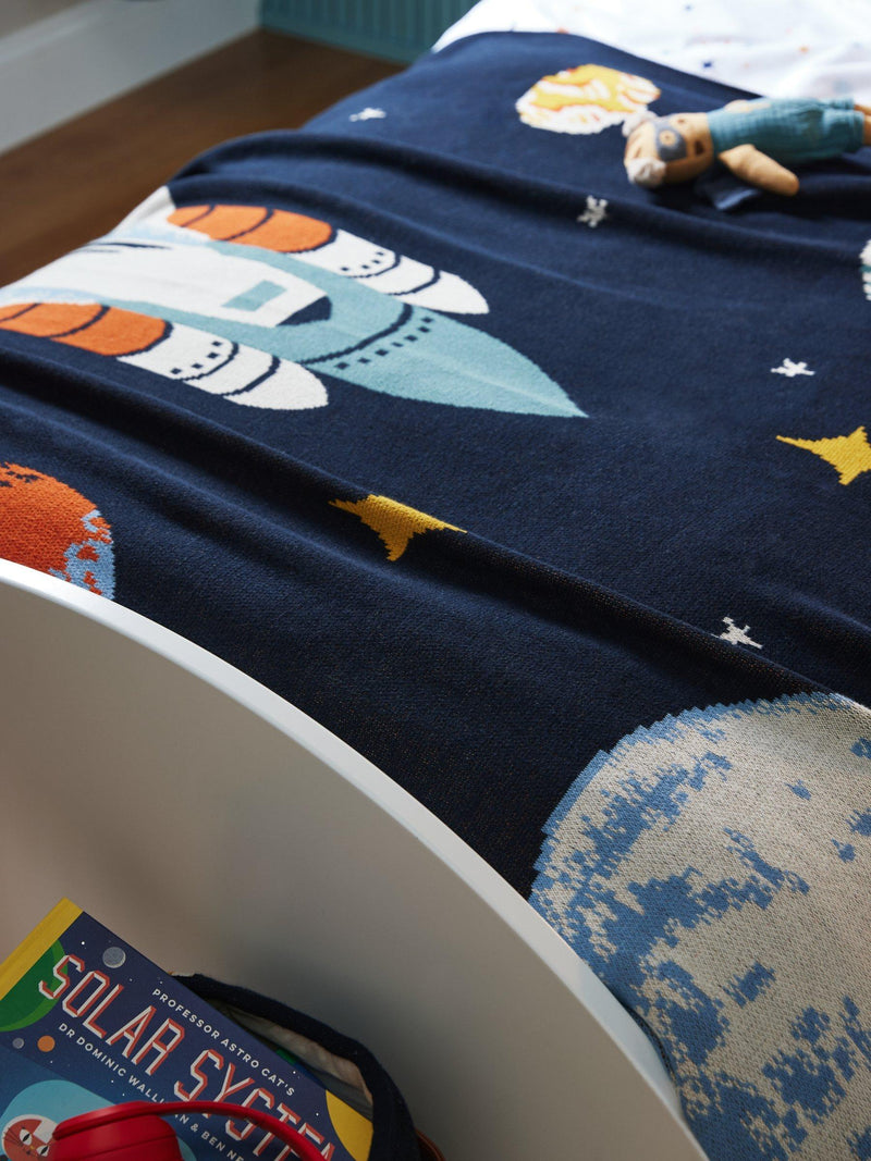John Lewis outer space pure cotton throw, UK version
