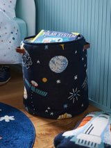 John Lewis John Lewis Outer Space Knit Storage Basket, Blue- Buy online at McGrocer