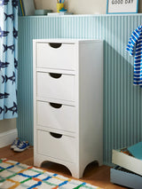 John Lewis John Lewis Arc Kids' Tall Chest of Drawers, White- Buy online at McGrocer