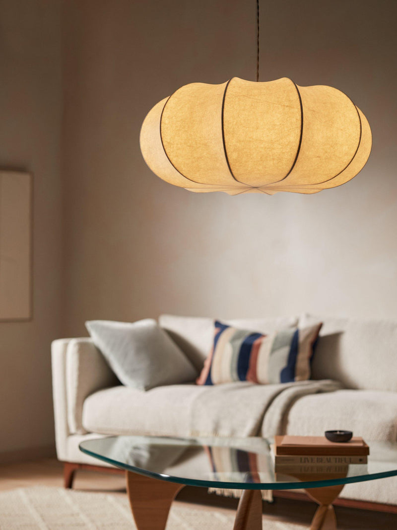 John Lewis Petula oversized pendant ceiling light white 65cm (British brand)