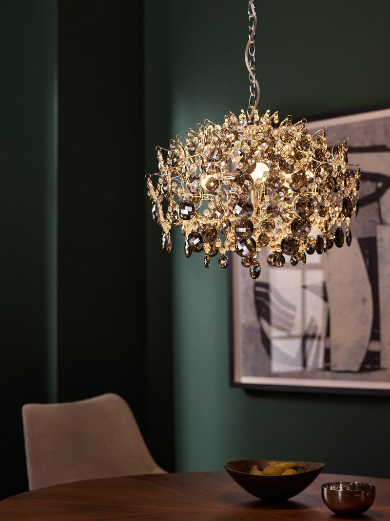 John Lewis Paris crystal pendant light, imported from the UK