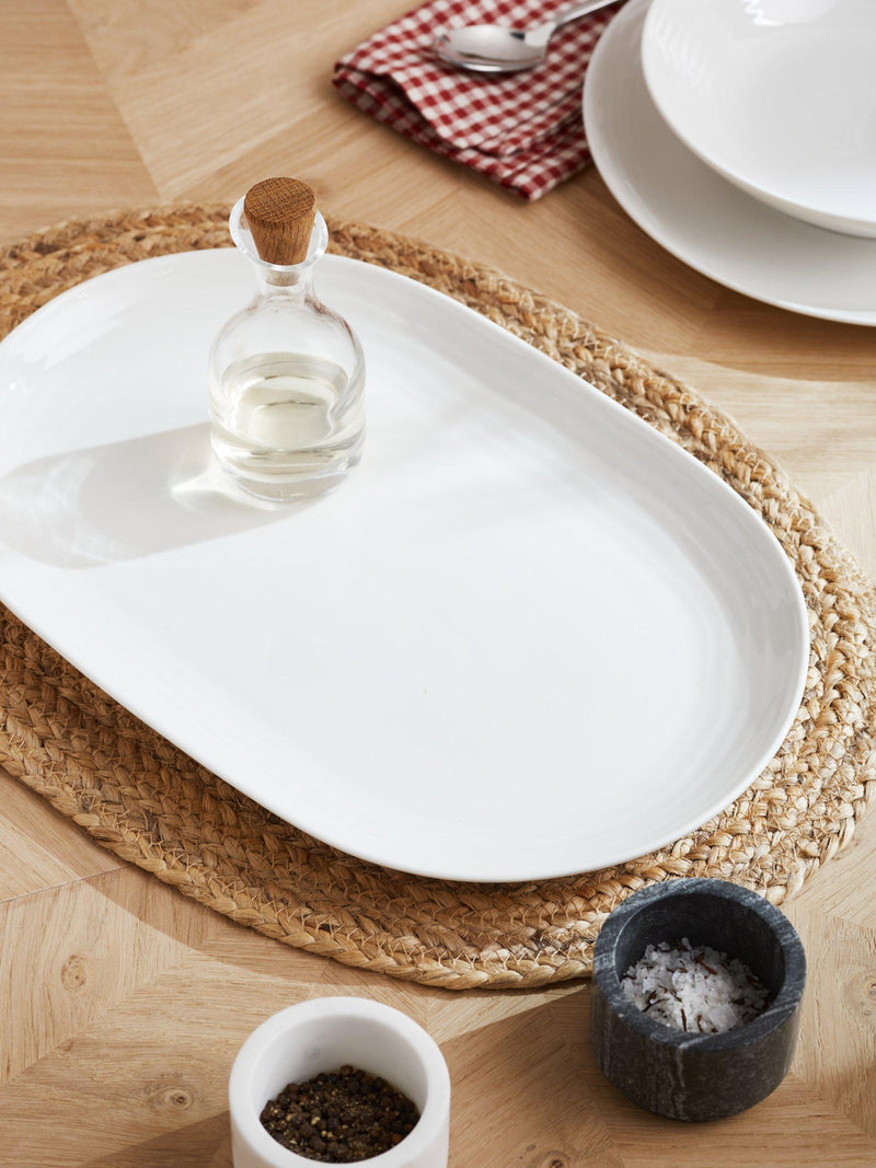 John Lewis oval fine china serving platter white 38.7cm, UK version