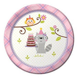 Creative Party Flowers Birthday Dessert Plate (Pack of 8)