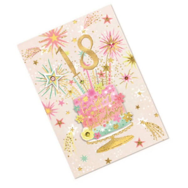 Simon Elvin Isabel Garden 18th Birthday Card (Pack of 6)